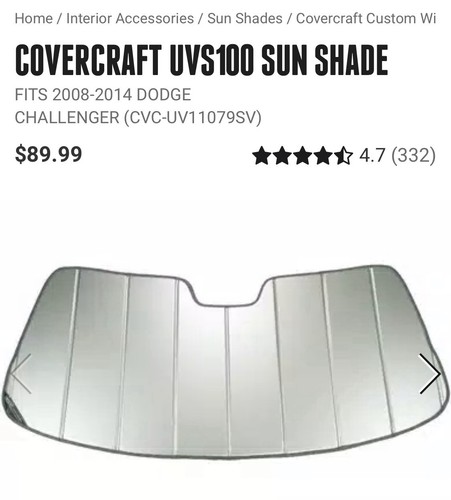 Covercraft windshield shade - covercraft,